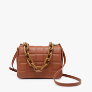 Hayden Quilted Crossbody w/ Large Chain Strap