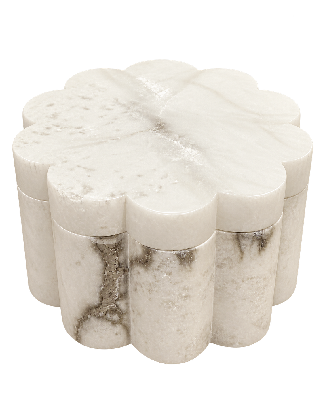 The Petaline Alabaster Box