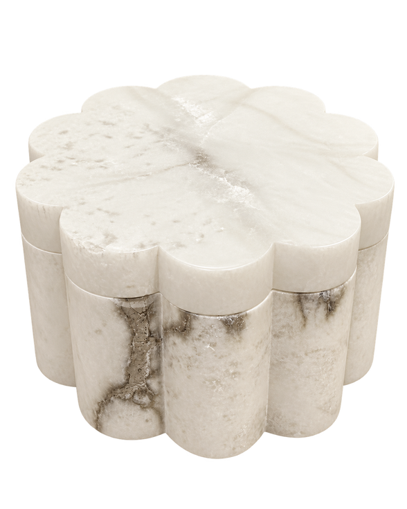 The Petaline Alabaster Box