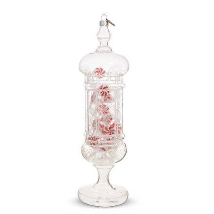 Ornament 10" Christmas Candy Jar