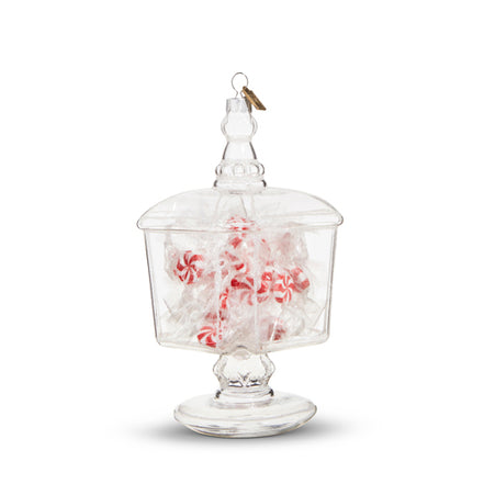 Ornament 6.5" Christmas Candy Jar