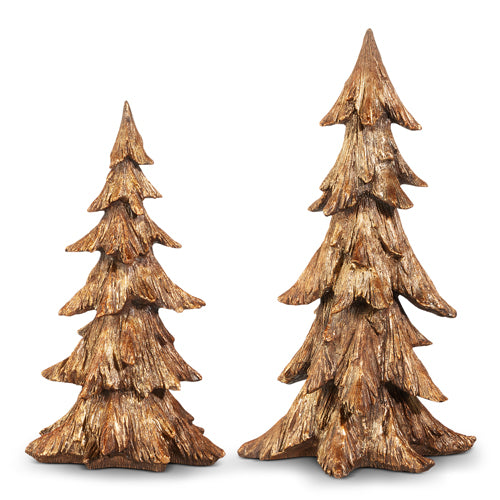 Copper Carved Trees