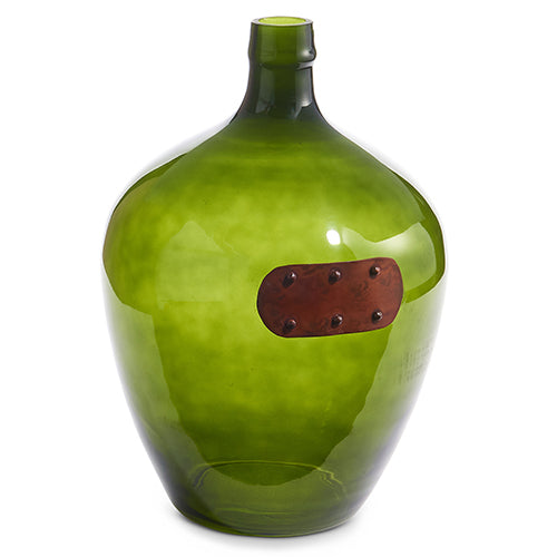 Vase with Metal Plate Tag
