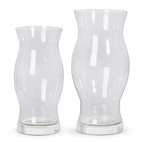 Glass Hurricane Containers