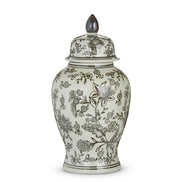 Brown and Ivory Ginger Jar