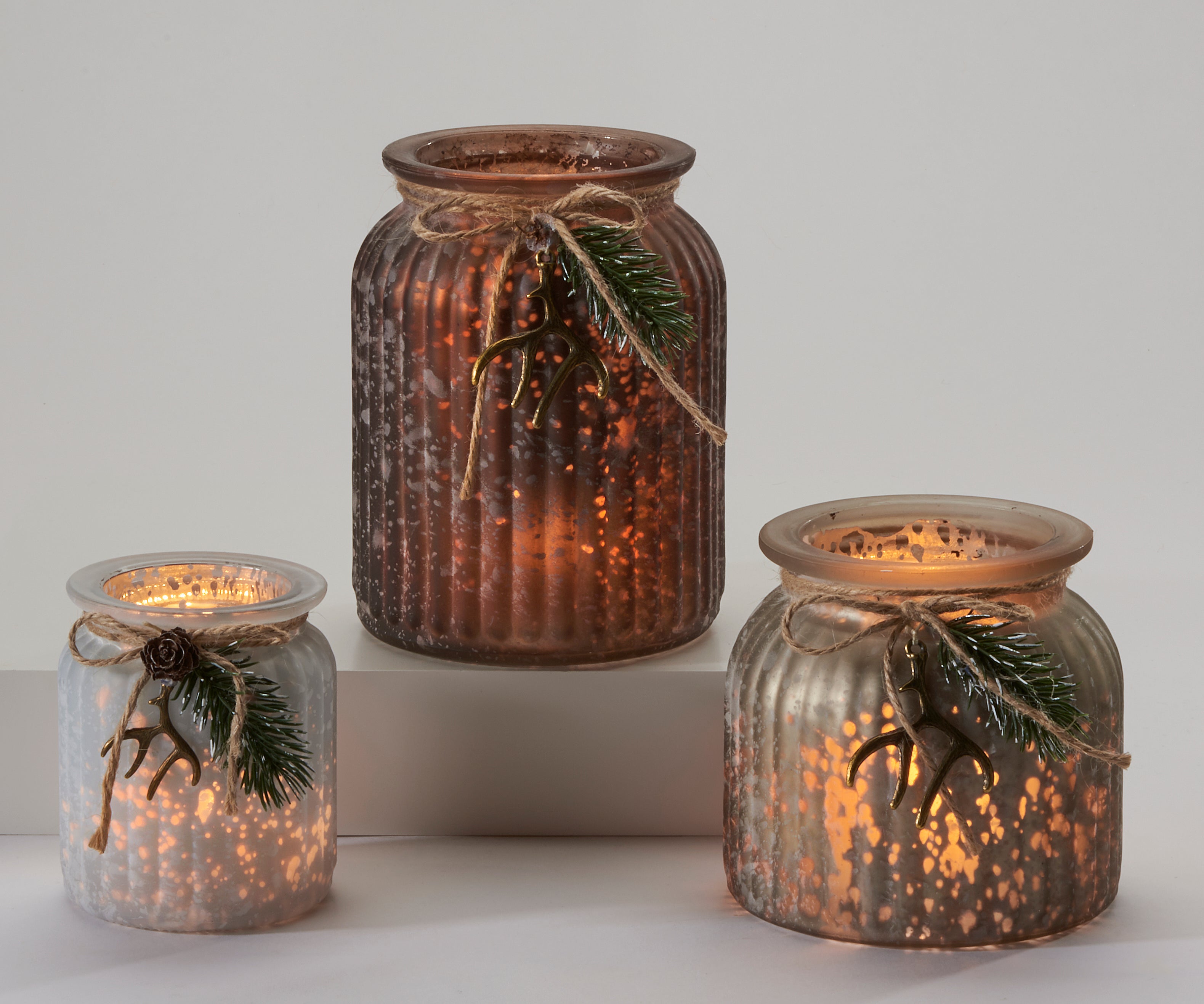 Glass Candle Holder