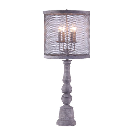 Arlington Table Lamp w/ Mesh Metal Shade