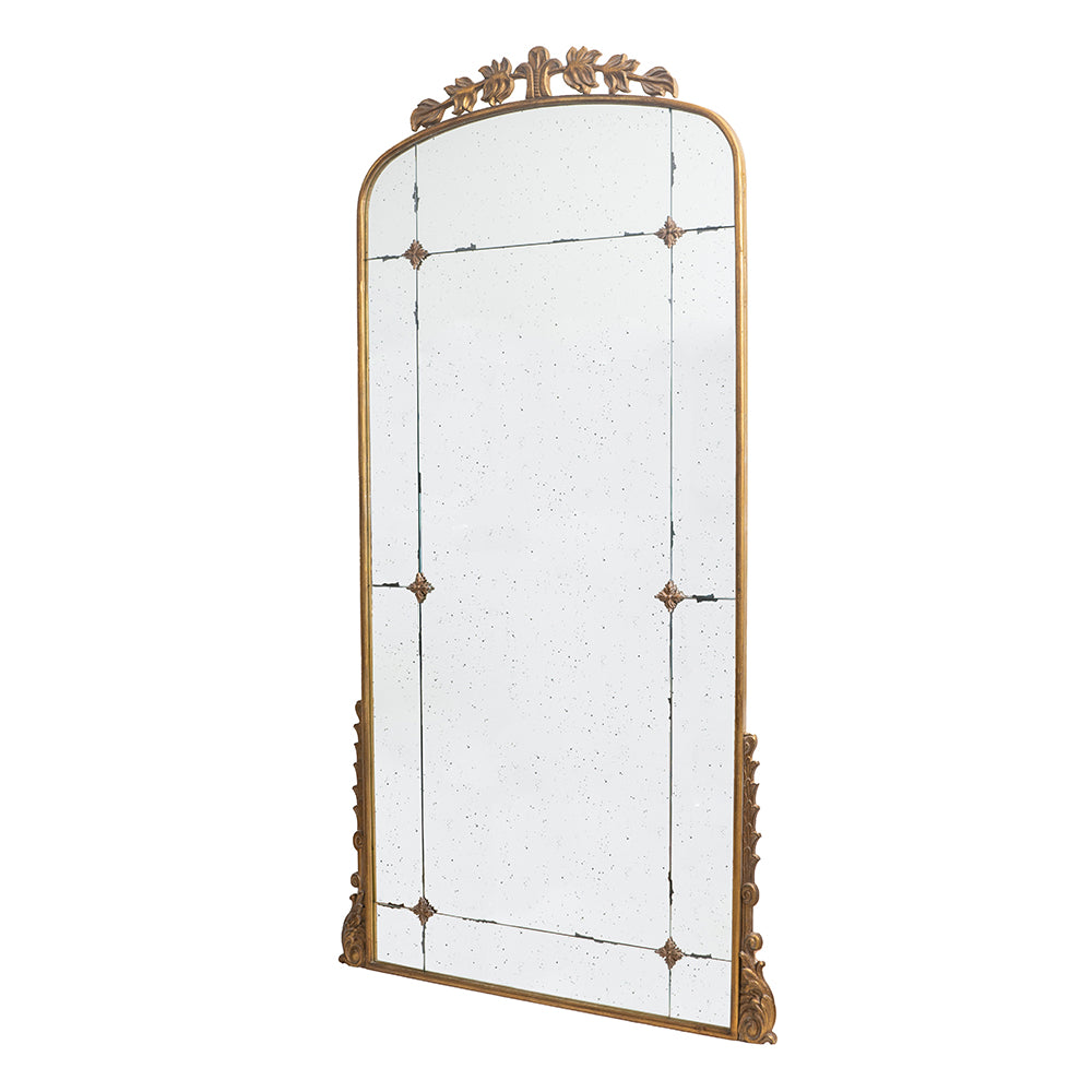 Mirror Traditional Full Length Leaning Gold Frame