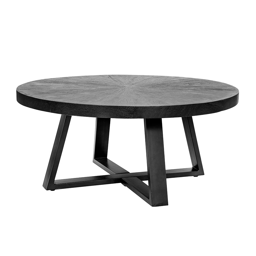 Coffee Table Round w/ Cross Leg