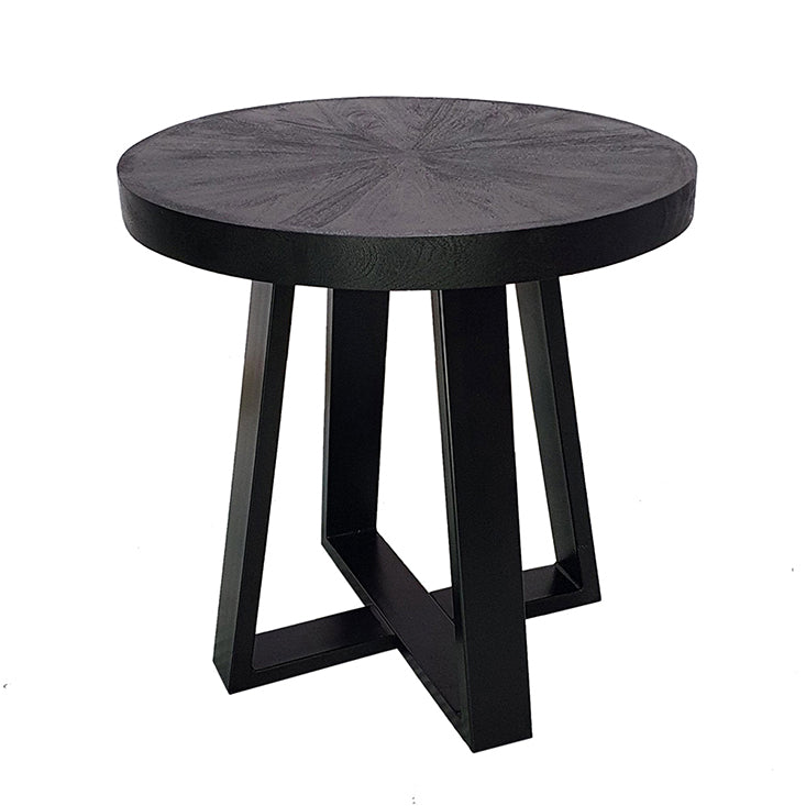 Coffee Table 24" Round w/ Cross Leg