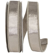 Pearlescent Plush Velvet Wired Ribbon 1