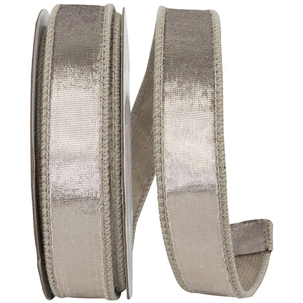 Pearlescent Plush Velvet Wired Ribbon 1"x10yds