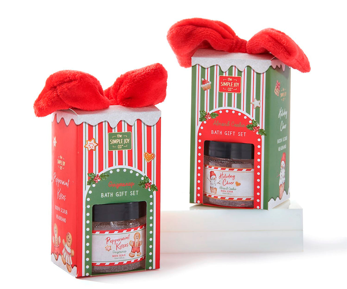 Scented Headband & Body Scrub Gift Set