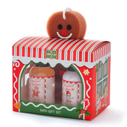 Gingersnap Scented Shower Gel, Body Lotion, & Mesh Sponge Gift Set