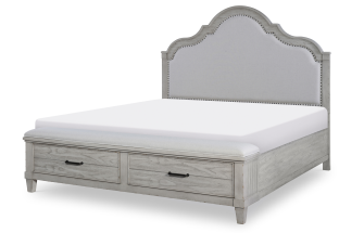 Bed Frame Belhaven Panel Bed w/ Storage Footboard