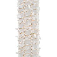 Box Jute Snow Wired Ribbon 2-3/4