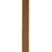 Brown Velvet Touch Metallic Dupioni Wired Ribbon