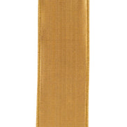 Brown Velvet Touch Metallic Dupioni Wired Ribbon