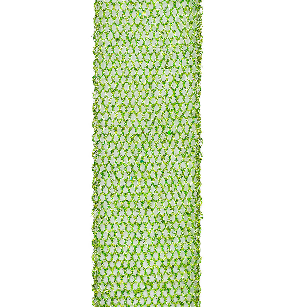 Ribbon Grand Net Glitter Wired 2.5"x10yds