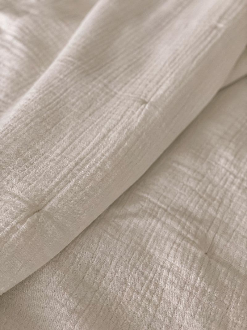 Easy Cotton Gauze Quilt & Pillow Set