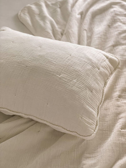 Easy Cotton Gauze Quilt & Pillow Set