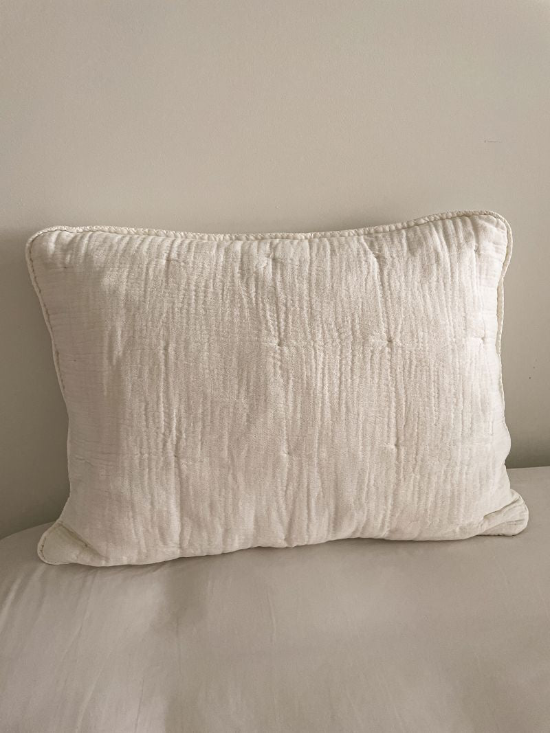 Easy Cotton Gauze Quilt & Pillow Set