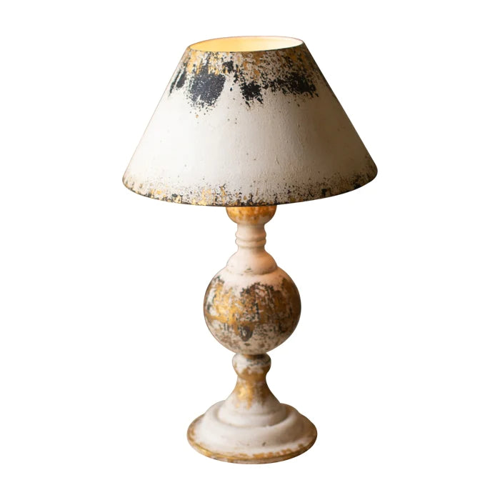 Lamp Table with Metal Base & Metal Shade