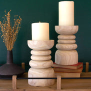 Candlestick Wooden Pillar