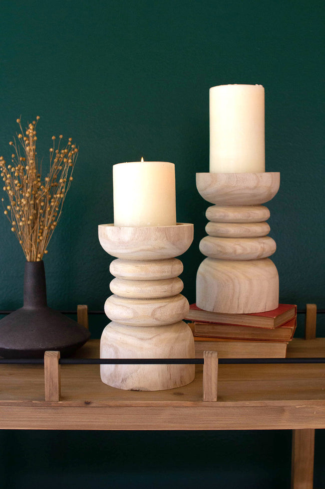 Candlestick Wooden Pillar