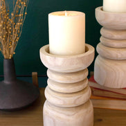 Candlestick Wooden Pillar