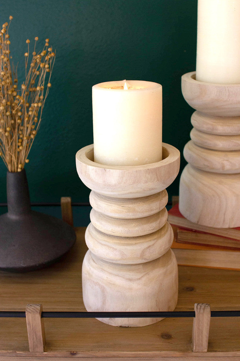 Candlestick Wooden Pillar