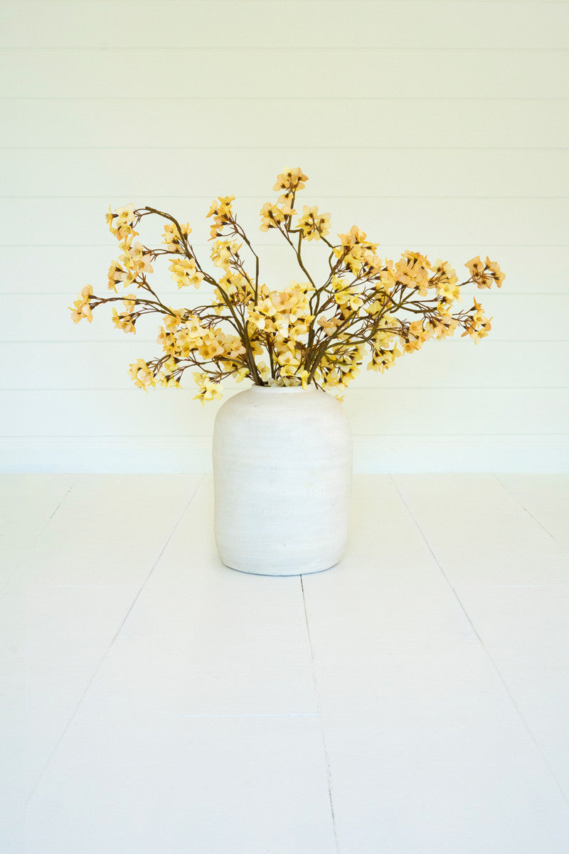 Yellow Floral Bud Foam Stem