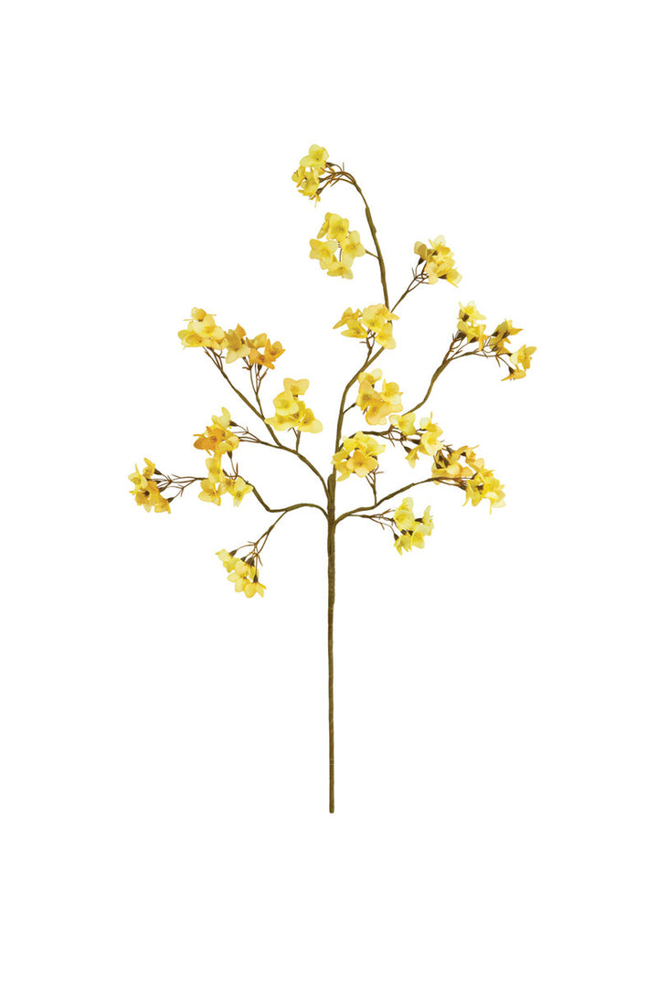 Yellow Floral Bud Foam Stem