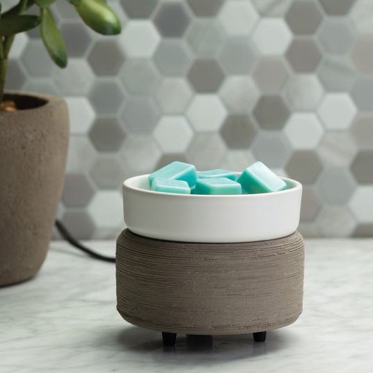 Fragrance Warmer Gray Texture