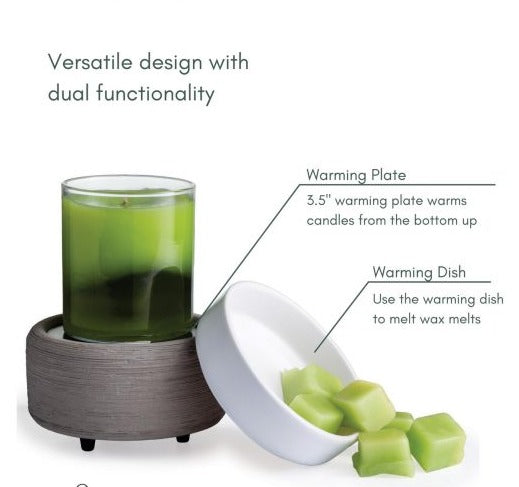 Fragrance Warmer Gray Texture