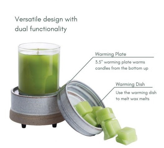 Fragrance Warmer Rustic White 2 In 1 Classic CW