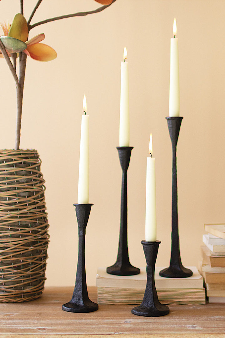 Candlestick Sleek Cast Iron