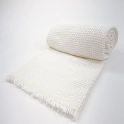 Cool Cotton Waffle Weave Bed Blanket