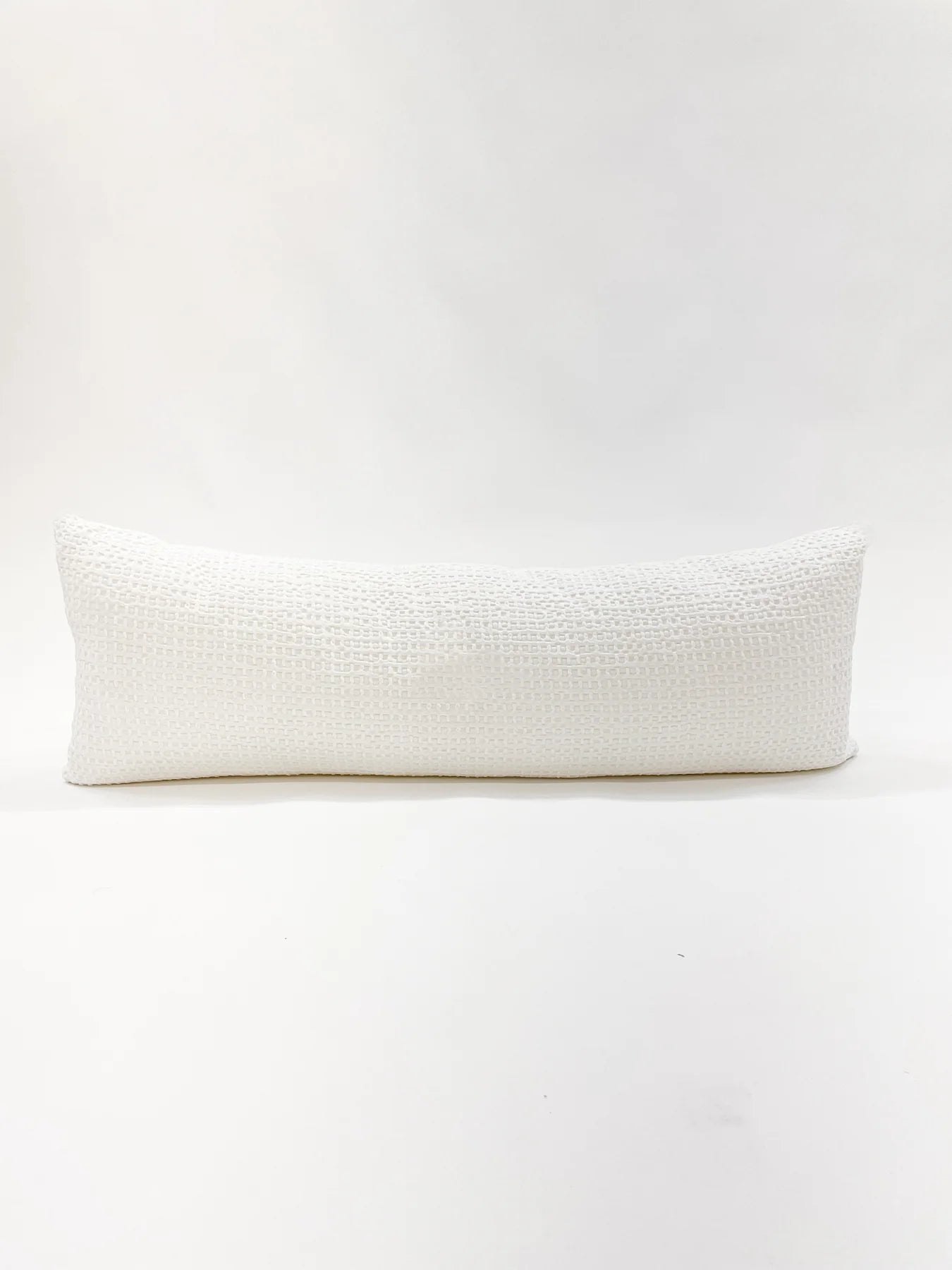 Cool Cotton Waffle Weave Lumbar Pillow