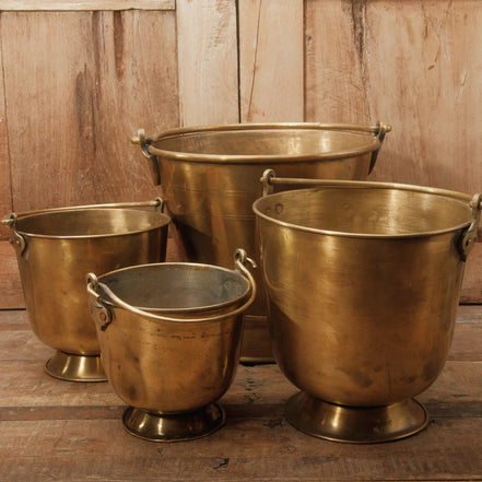 Vintage Brass Ice Bucket
