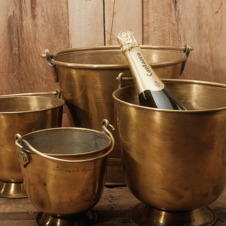 Vintage Brass Ice Bucket