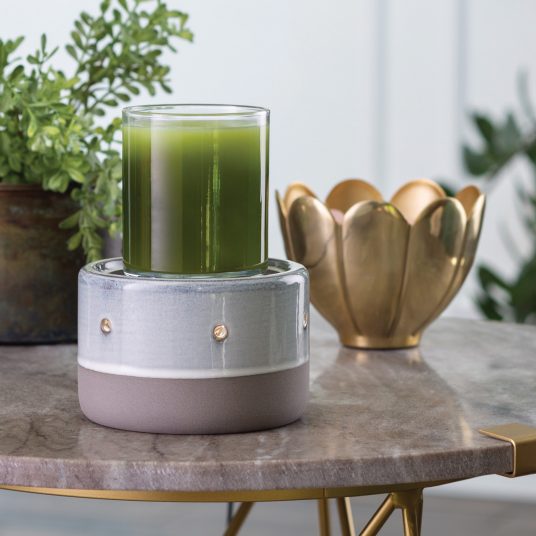 Fragrance Warmer Glazed Concrete 2 In 1 Deluxe CW