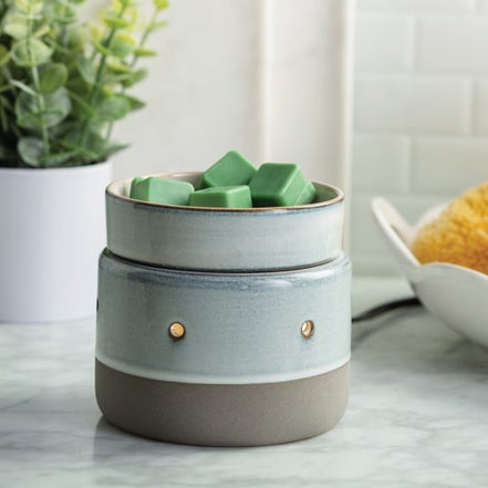 Fragrance Warmer Glazed Concrete 2 In 1 Deluxe CW