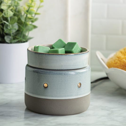 Fragrance Warmer Glazed Concrete 2 In 1 Deluxe CW