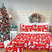Bedding Quilt Christmas Pups