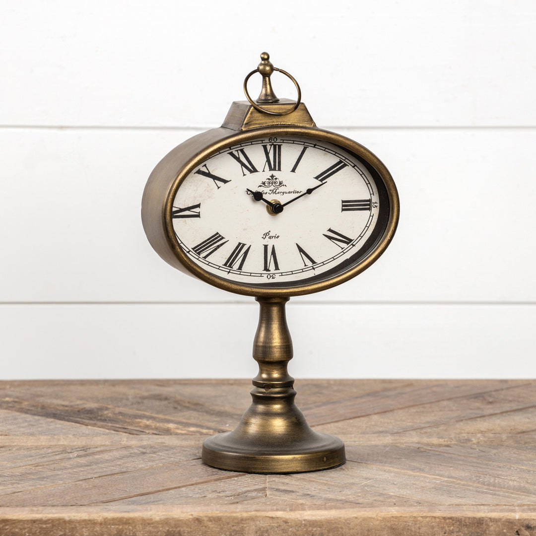 Tabletop Antique Gold Clock