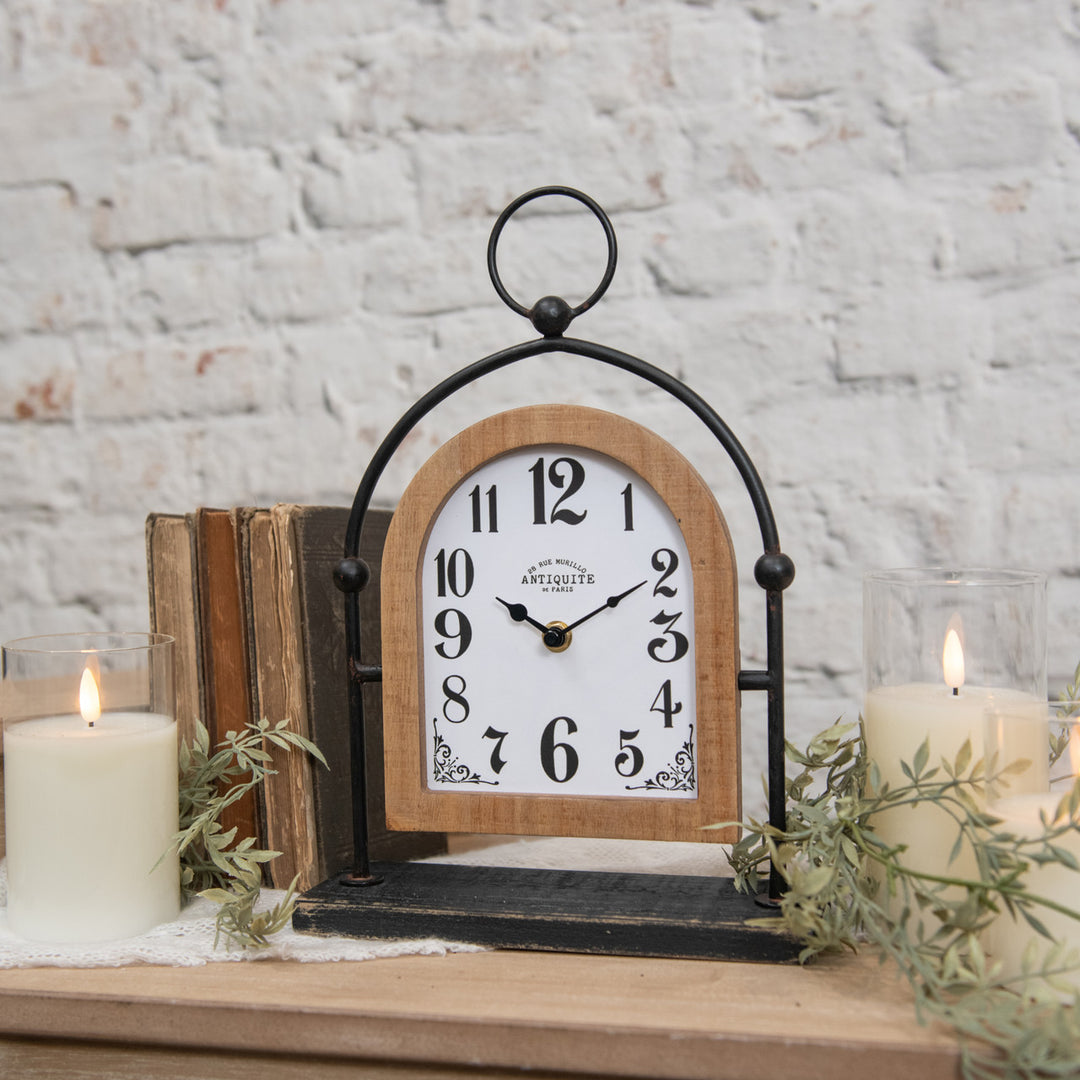 Framed Tabletop Clock