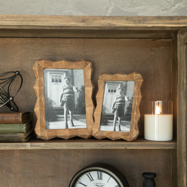 Wavy Wood Photo Frames