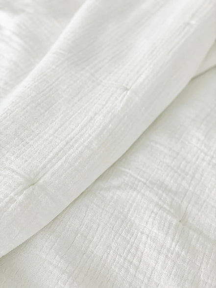 Easy Cotton Gauze Quilt & Pillow Set