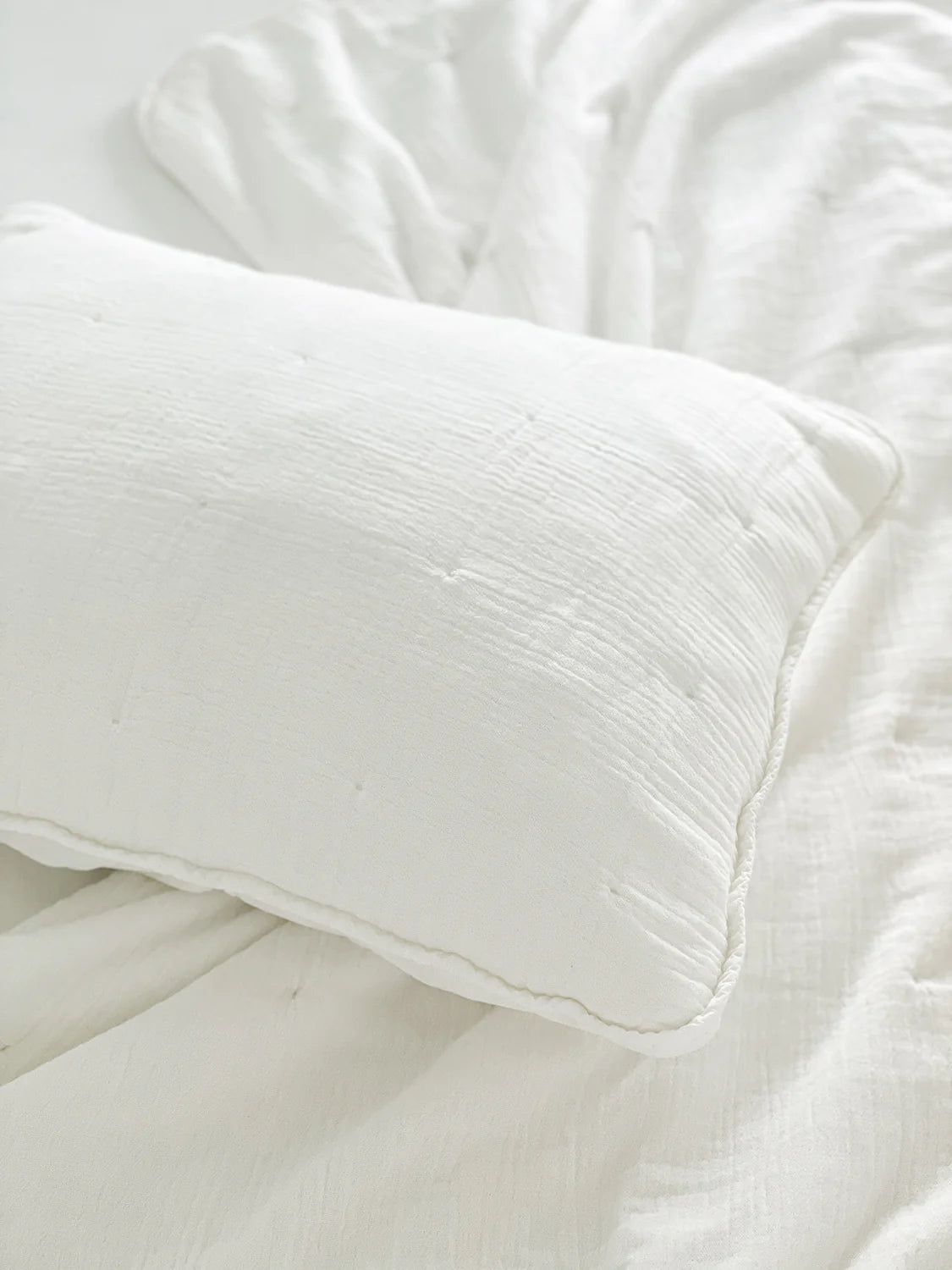 Easy Cotton Gauze Quilt & Pillow Set